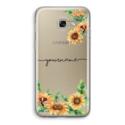 Zonnebloemen: Samsung Galaxy A5 (2017) Transparant Hoesje