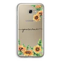 Zonnebloemen: Samsung Galaxy A5 (2017) Transparant Hoesje