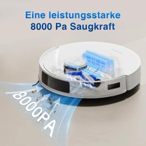 Ecovacs DEEBOT N20 robotstofzuiger 0,4 l Zakloos Wit