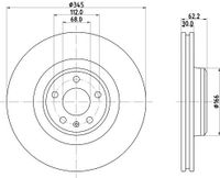 Remschijf 8DD355126861
