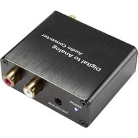 SpeaKa Professional Audio Converter [Toslink, Digitale cinch - Cinch, Jackplug] Unidirectioneel (uni) SP-DAC-TK/CK