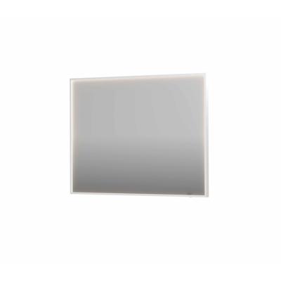 Spiegel INK SP19 100x4x80 cm incl. direct LED-Verlichting Rondom en Spiegelverwarming Mat Wit