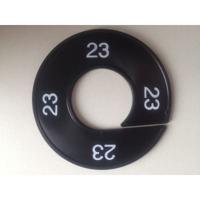 Maatring 9cm zwart/wit 23