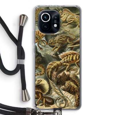 Haeckel Lacertilia: Xiaomi Mi 11 Transparant Hoesje met koord