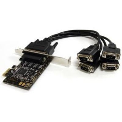 StarTech.com 4-poort RS232 PCI Express Seriële Kaart met Breakout-kabel
