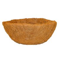 Voorgevormde inlegvel kokos voor hanging basket 40 cm - kokosinleggers rond