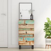 Dressoir met 3 lades 40x33,5x75 cm massief gerecycled hout