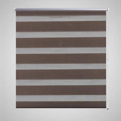 Duo rolgordijn 100 x 175 cm Koffiebruin