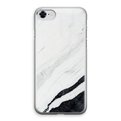 Elegante marmer: iPhone 8 Transparant Hoesje