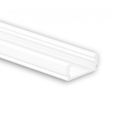 LED profiel PL1 wit 200 cm voor LED strip tot 12mm excl. afdekking prijs p/m