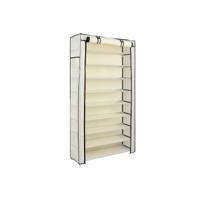 Schoenenrek met 10 planken, beige