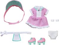 Original Character Parts for Nendoroid Doll Figures Outfit Set: Diner - Girl (Pink) - thumbnail