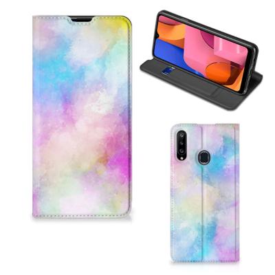 Bookcase Samsung Galaxy A20s Watercolor Light Bookcase Samsung Galaxy A20s Watercolor Light