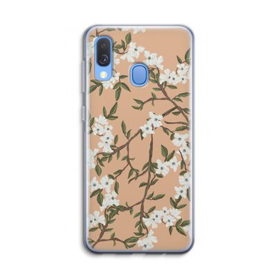 Blossoming spring: Samsung Galaxy A40 Transparant Hoesje