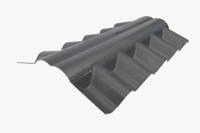 Nokprofiel Golfplaat Antraciet 2-delig