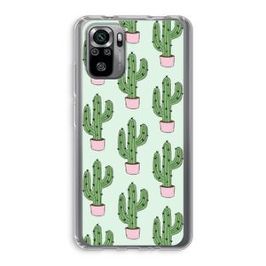 Cactus Lover: Xiaomi Redmi Note 10S Transparant Hoesje