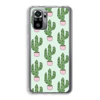 Cactus Lover: Xiaomi Redmi Note 10S Transparant Hoesje