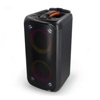Bluetooth® Party Speaker | Maximale batterijduur: 5 uur | 240 W | Handgreep | Feestverlichting | Equalizer | Oranje / Zwart