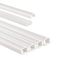 Hama kabelgoot zelfklevend halfrond 100x1.1x1 cm 4 stuks pvc/wit