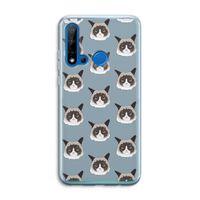 It's a Purrr Case: Huawei P20 Lite (2019) Transparant Hoesje