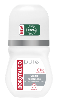Borotalco Borotalco Deo Roll-on Pure 0% Schone Frisheid - 50 ml