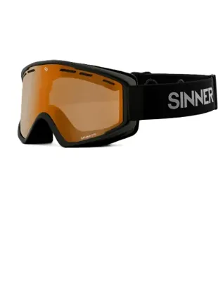 Sinner Batawa Otg Goggle Ski / Snowboard Bril Voor Bril Dragers (mat Zwart S2) Mat Zwart Orange Sintec