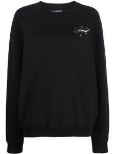 Off-White sweat Bling Stars Arrow en coton - Noir