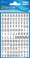 Avery Etiketten cijfers en letters A-Z, 120 stuks, zwart op wit - thumbnail