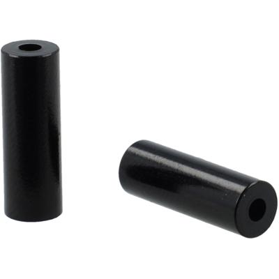 Elvedes kabelhoeden ø3.65mm / ø4.05mm x 12mm alu zwart (50st)