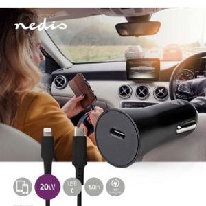 Autolader | 1,67 A / 2,22 A / 3,0 A | Outputs: 1 | Poorttype: USB-C© | Lightning 8-Pins (Los) Kabe