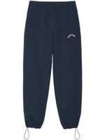 ANINE BING pantalon de jogging Leone à logo imprimé - Bleu