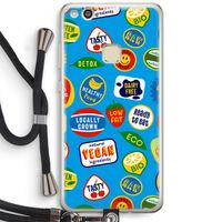 Fruitsticker: Huawei Ascend P10 Lite Transparant Hoesje met koord
