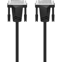 Hama 00200706 DVI-kabel DVI Aansluitkabel DVI-I 24+5-polige stekker, DVI-I 24+5-polige stekker 1.50 m Zwart - thumbnail