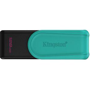 Kingston Technology DataTraveler 128GB Portable USB 3.2 Gen 1 Exodia S (Black/Turquoise)