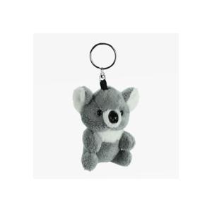 Pluche Koala knuffel dier sleutelhanger - grijs - 10 cm - kleine knuffels