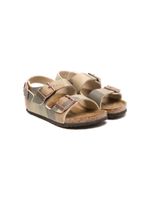 Birkenstock Kids sandales Milano à imprimé camouflage - Vert