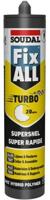 Soudal fix - all turbo | lijmkit | zwart | 290 ml - 124806