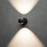 Cupo Smart Wandlamp LED - Wifi + Bluetooth - 10 Watt 600lm - Dimbaar - RGBWW - IP54 waterdicht - Up & Down lamp - Zwart - Google Home, Amazon Alexa en Siri