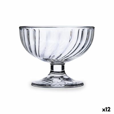 Glas voor ijs en milkshakes Luminarc Sorbet Transparant Glas 380 ml (12 Stuks)