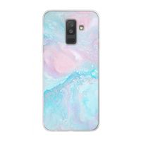 Fantasie pastel: Samsung Galaxy A6 Plus (2018) Transparant Hoesje