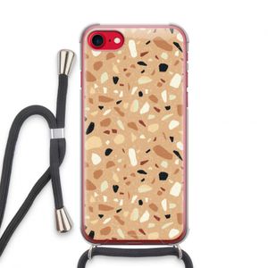 Terrazzo N°17: iPhone SE 2020 Transparant Hoesje met koord