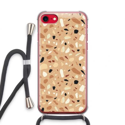 Terrazzo N°17: iPhone SE 2020 Transparant Hoesje met koord