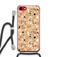 Terrazzo N°17: iPhone SE 2020 Transparant Hoesje met koord