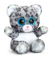 Mini Pluche - Sneeuwluipaard - 15 CM