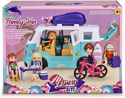 Famosa Mymy city family van, caravan met heel veel accessoires