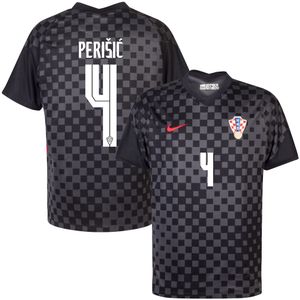 Kroatië Shirt Uit 2020-2021 + Perisic 4