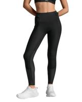 2XU Aero Mesh Hi-Rise Compression hardloopbroek Black/Silver Reflective Dames L