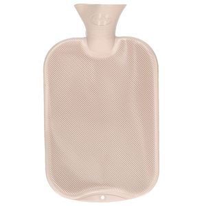 Warmwater kruik - 2 liter - beige - winter kruiken