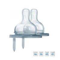 Pura Silicone Speen 2 stuks | slow flow