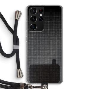 Musketon Halftone: Samsung Galaxy S21 Ultra Transparant Hoesje met koord